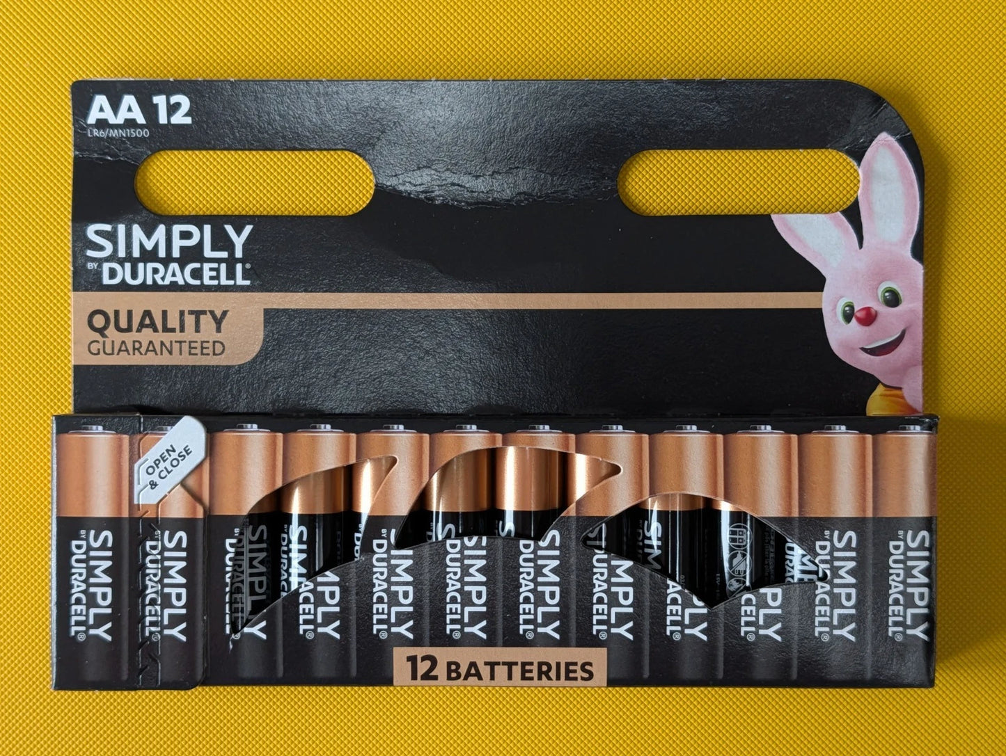 Duracell AA Alkaline Batteries | Pack of 12 | Multi-Pack