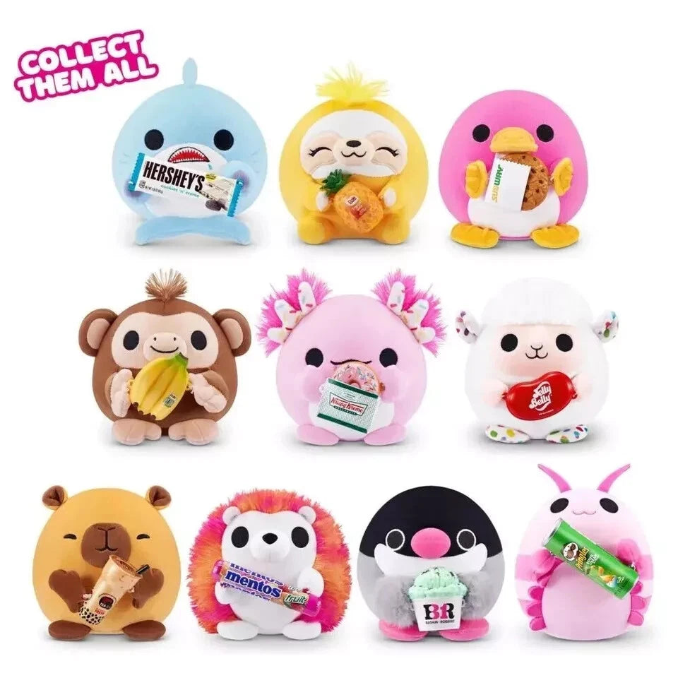 ZURU Snackles Series 2 Surprise Ball | Surprise Capsule | Plush Toy