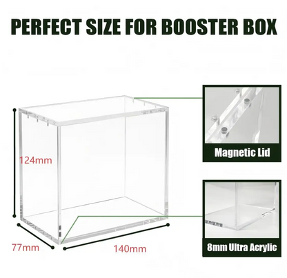 VaultifyUK Showcase | Booster Box Display Case | 8mm + 5mm Acrylic