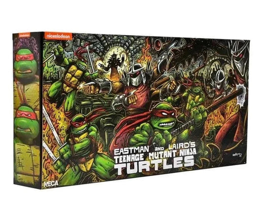 NECA Teenage Mutant Ninja Turtles | Mirage Comics 4-Pack | 7” Ultimate Action Figures