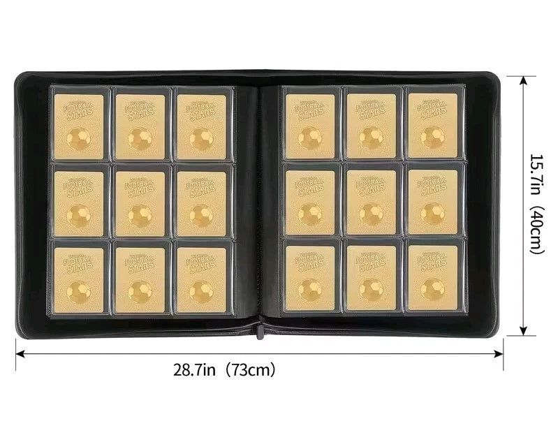 Toploader Card Binder | 288 Card Capacity | Zipper Trading Card Storage