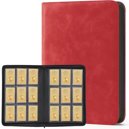 Toploader Card Binder | 288 Card Capacity | Zipper Trading Card Storage