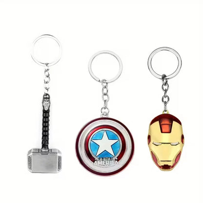 Marvel Avengers Metal Keychain | Character Keychain | Thor Captain America Iron Man