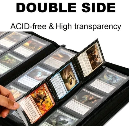 Trading Card Binder | 540 Card Zip Binder | TCG Storage