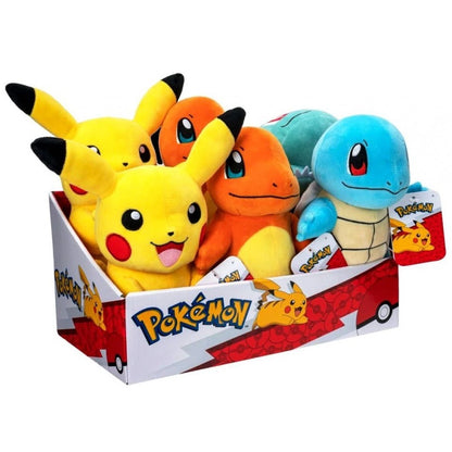 Pokémon 8" Plush | Pikachu, Charmander, Squirtle, Bulbasaur | Official Kanto