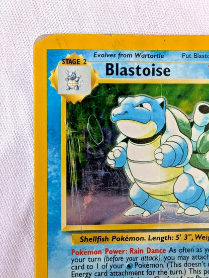 Pokémon TCG | Base Set Evolution Set | Squirtle / Wartortle / Blastoise | LP–HP