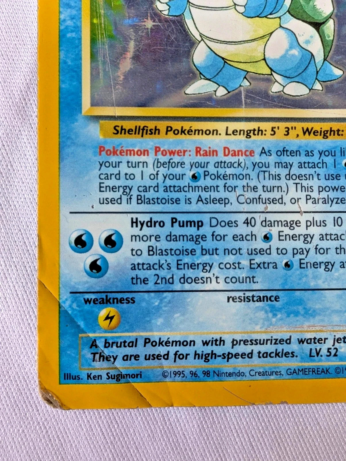 Pokémon TCG | Base Set Evolution Set | Squirtle / Wartortle / Blastoise | LP–HP