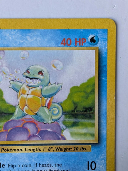 Pokémon TCG | Base Set Evolution Set | Squirtle / Wartortle / Blastoise | LP–HP