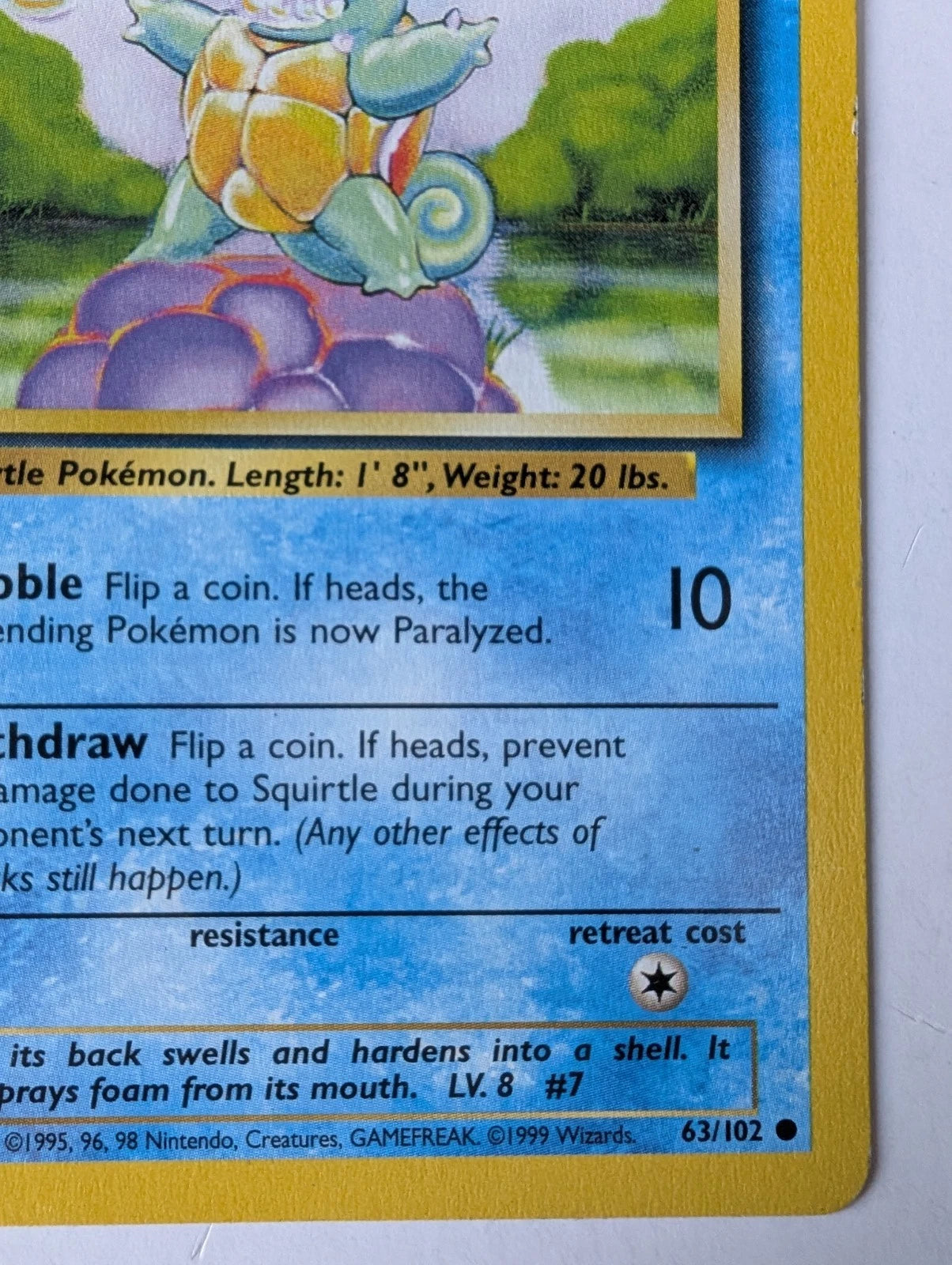 Pokémon TCG | Base Set Evolution Set | Squirtle / Wartortle / Blastoise | LP–HP