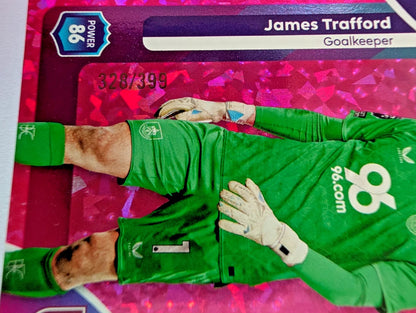 James Trafford | Pink Parallel /399 | Topps Premier League 2025/26