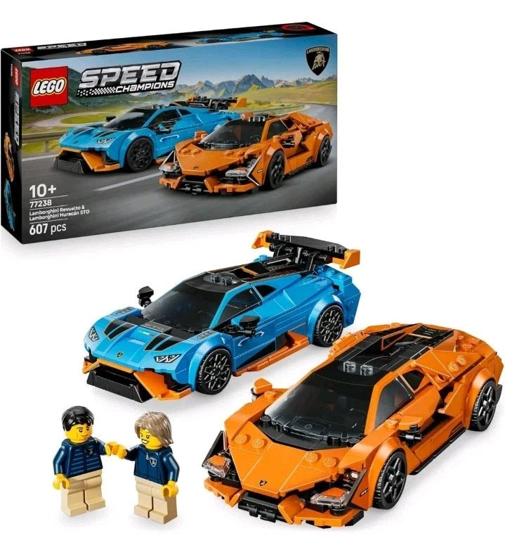 LEGO 76923 | Lamborghini Revuelto & Huracán STO | Speed Champions