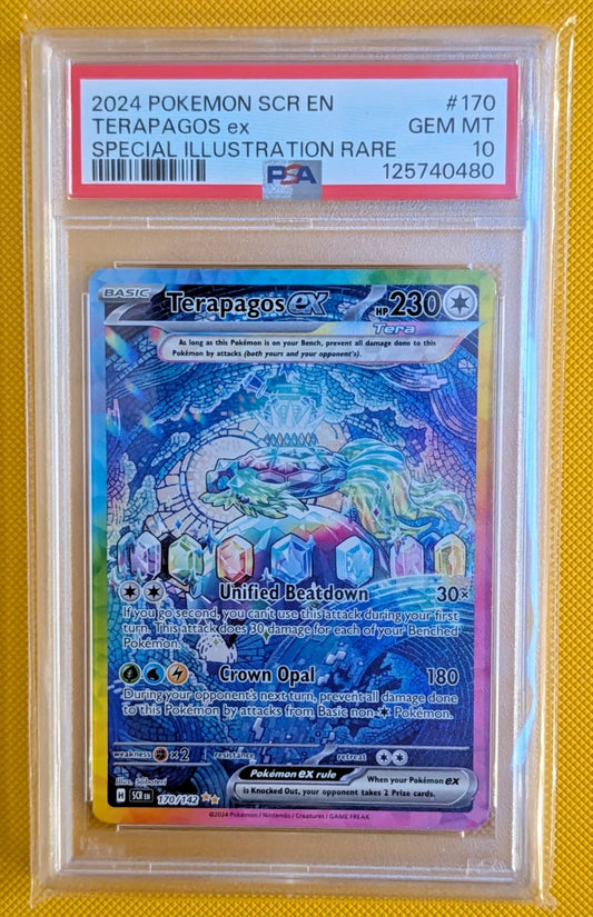 2024 Pokémon | Terapagos ex #170 | Special Illustration Rare | PSA 10 Gem Mint