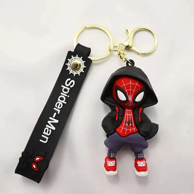 Spider Hero Hooded Keychain | Comic Style Collectable | Gift Idea