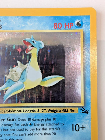 Pokémon TCG | Lapras 10/62 | Fossil (Unlimited) | Holo Rare | LP