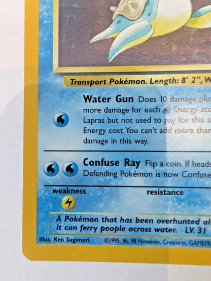 Pokémon TCG | Lapras 10/62 | Fossil (Unlimited) | Holo Rare | LP