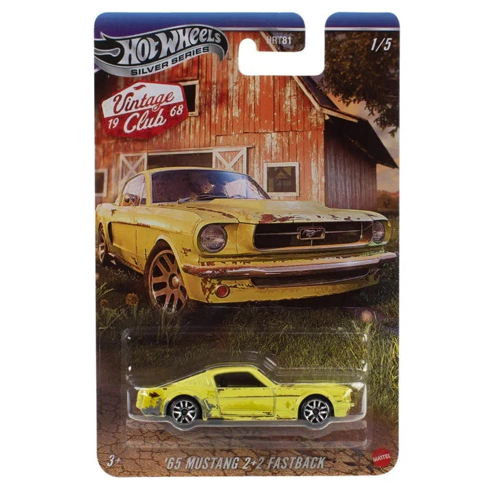 Hot Wheels Silver Series | Vintage Club 1968 | ’65 Mustang 2+2 Fastback | 1/5