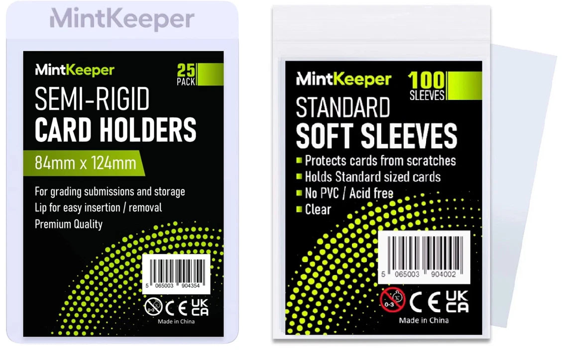 MintKeeper Semi-Rigid Card Holders & Sleeves | Collector Bundles | Premium Protection