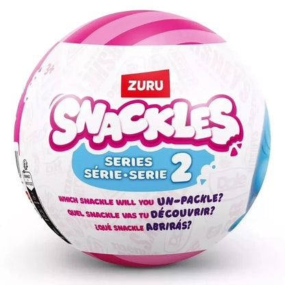 ZURU Snackles Series 2 Surprise Ball | Surprise Capsule | Plush Toy