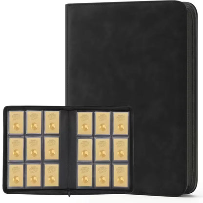 Toploader Card Binder | 288 Card Capacity | Zipper Trading Card Storage