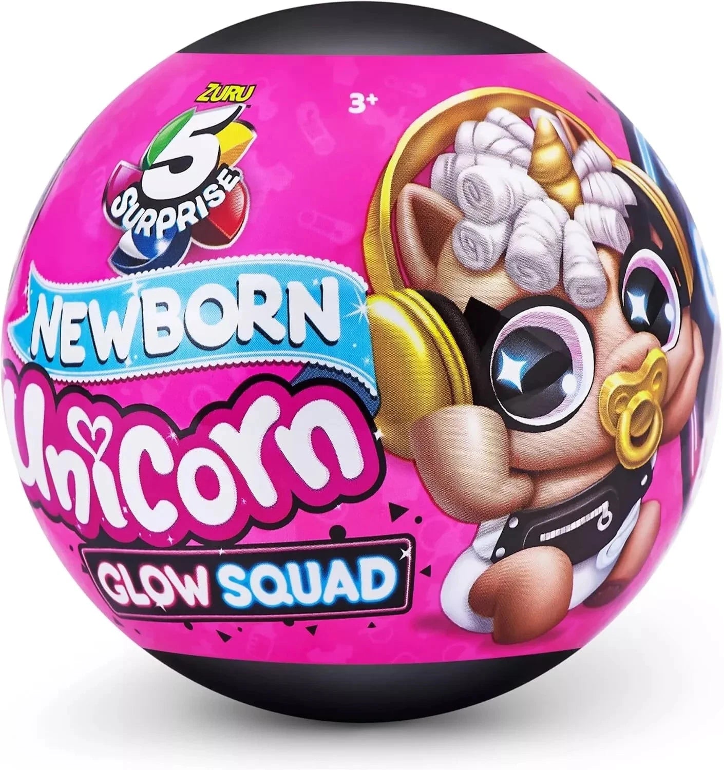 ZURU 5 Surprise Newborn Unicorn Glow Squad | Surprise Capsule | Unicorn