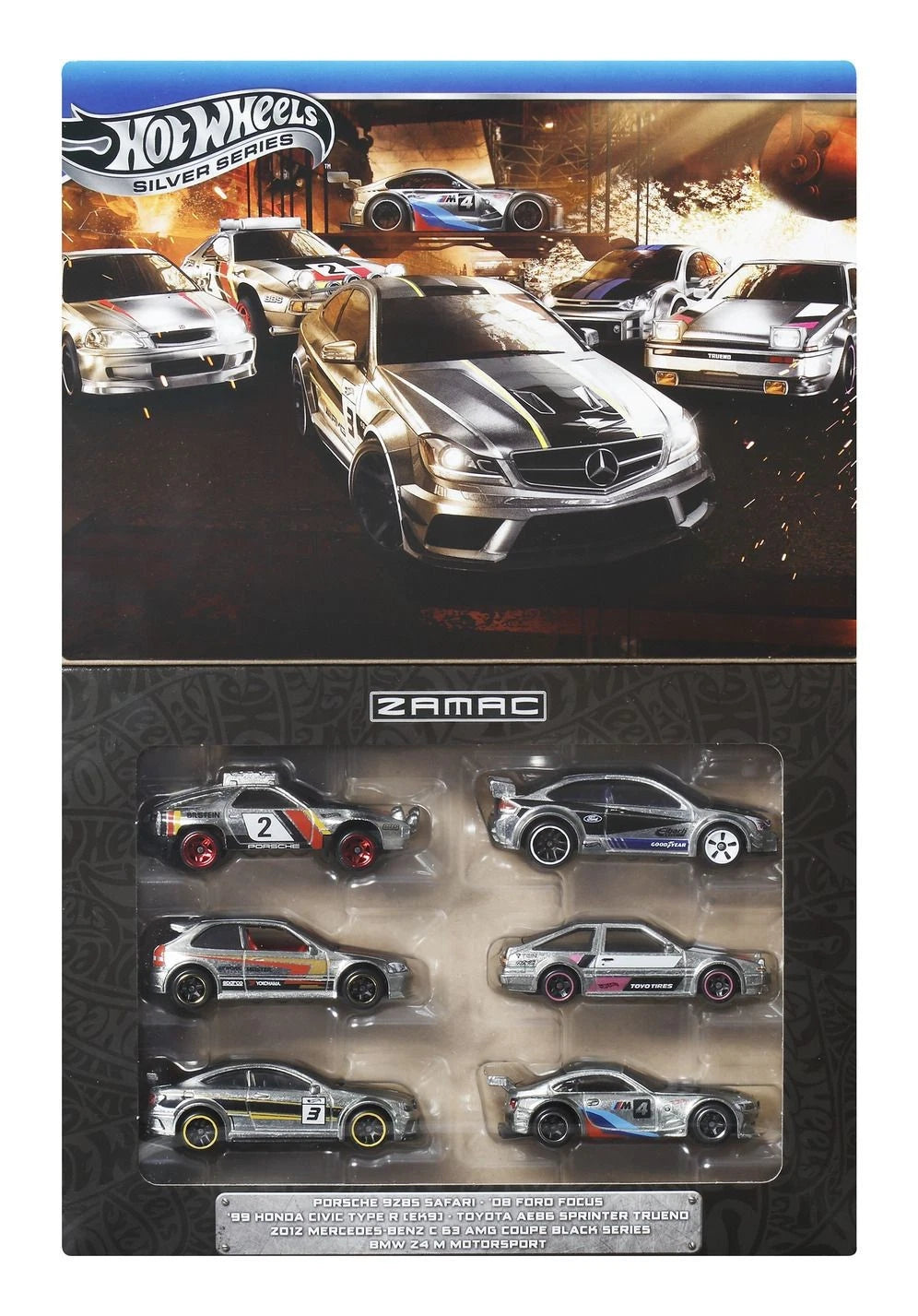Hot Wheels Silver Series | Zamac | 6-Car Multipack (JBY80)