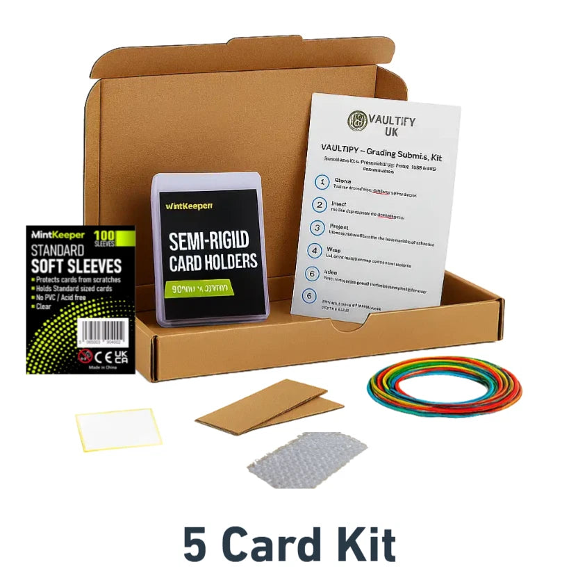 VaultifyUK Shield | Card Grading Submission Kit | Compatible with PSA, CGC & BGS