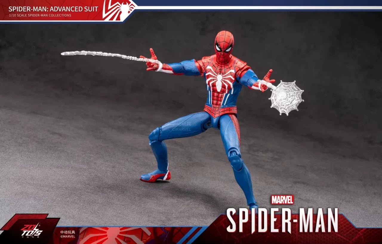 Marvel Spider-Man Advanced Suit Action Figure | ZD Toys | 1/10 Scale 18cm