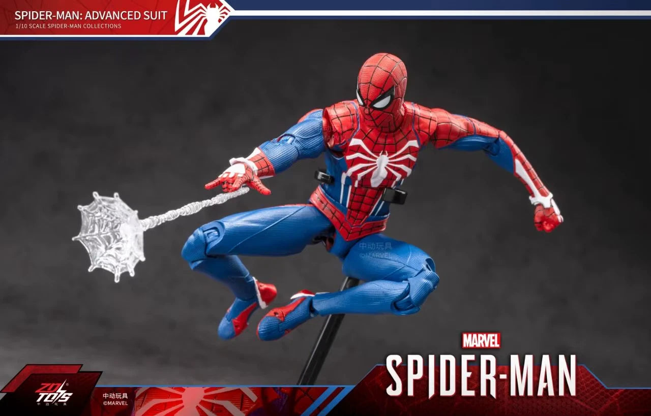 Marvel Spider-Man Advanced Suit Action Figure | ZD Toys | 1/10 Scale 18cm