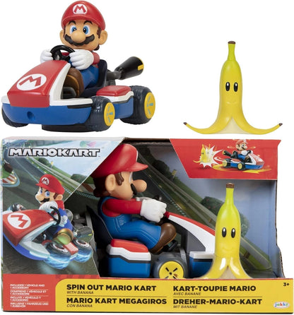Nintendo 2.5in Spin Out Mario Kart | Mario & Luigi | 3+