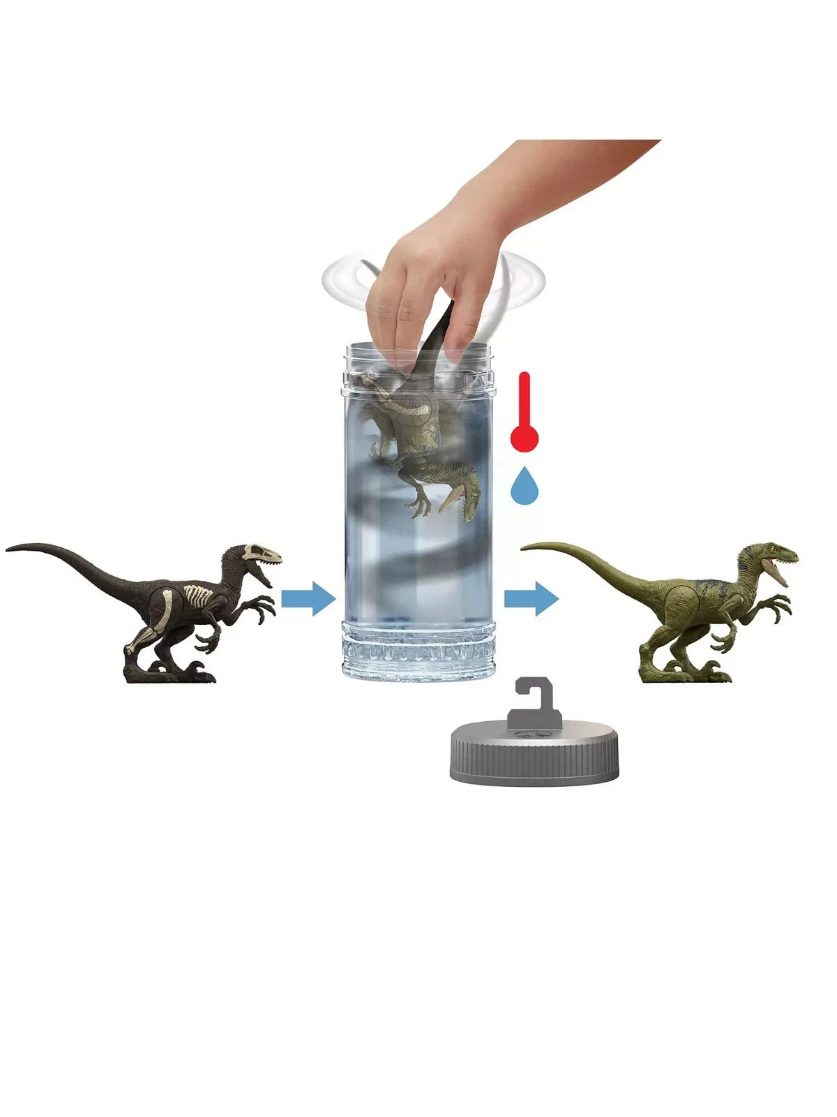 Jurassic World Dino Reveal | Dinosaur Figure | Water Colour Change