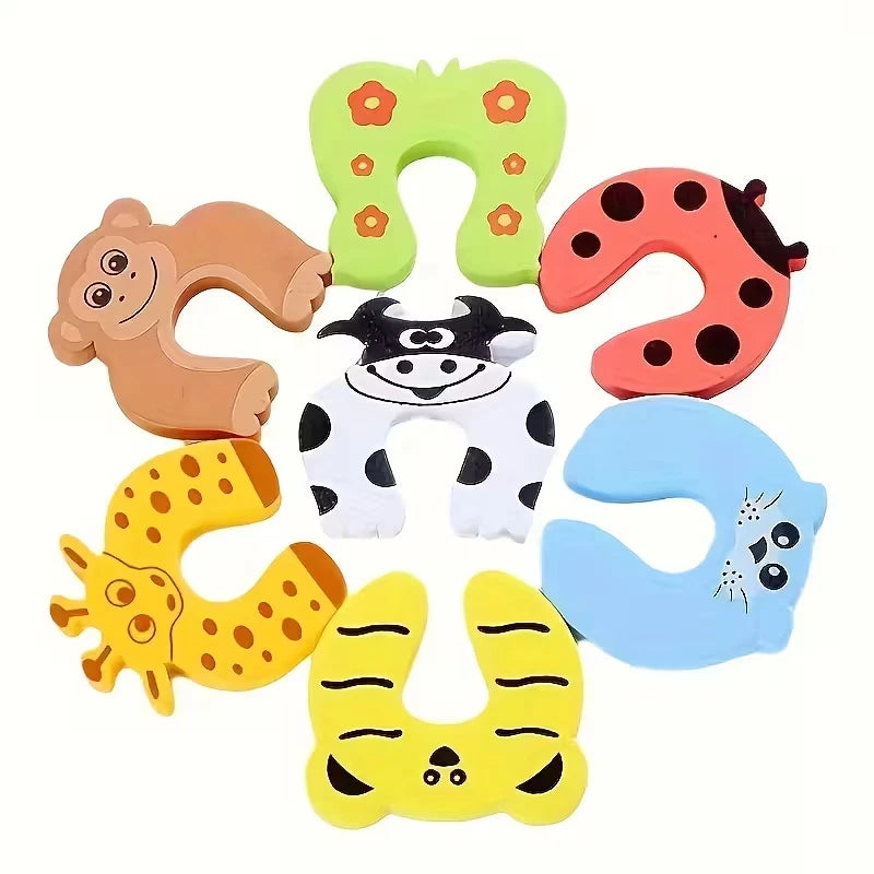 Cute Animal Foam Door Stopper | Child Safety Finger Guard | EVA Door Cushion