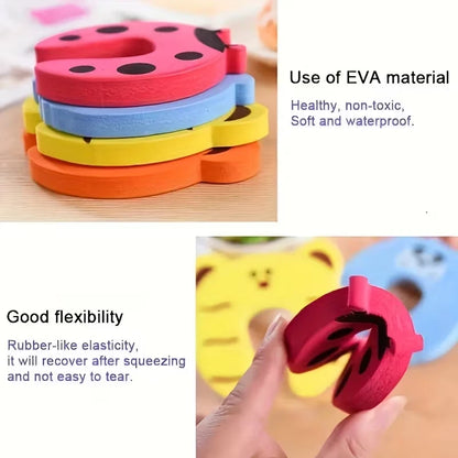 Cute Animal Foam Door Stopper | Child Safety Finger Guard | EVA Door Cushion