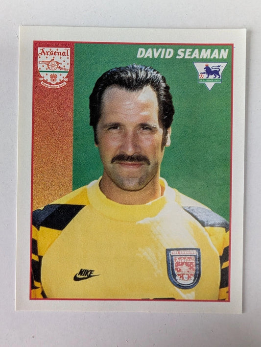 Merlin Premier League 97 Sticker | David Seaman Arsenal | NM