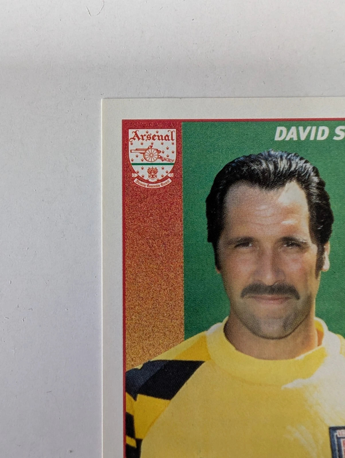 Merlin Premier League 97 Sticker | David Seaman Arsenal | NM