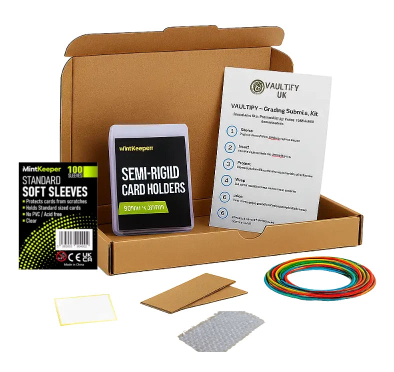 VaultifyUK Shield | Card Grading Submission Kit | Compatible with PSA, CGC & BGS