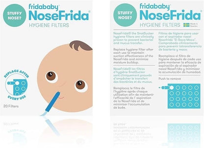 NoseFrida Replacement Hygiene Filters | Fits NoseFrida Aspirator