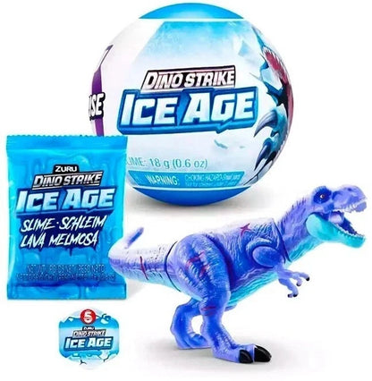 ZURU 5 Surprise Dino Strike Ice Age Capsule | Surprise Capsule | Dinosaur