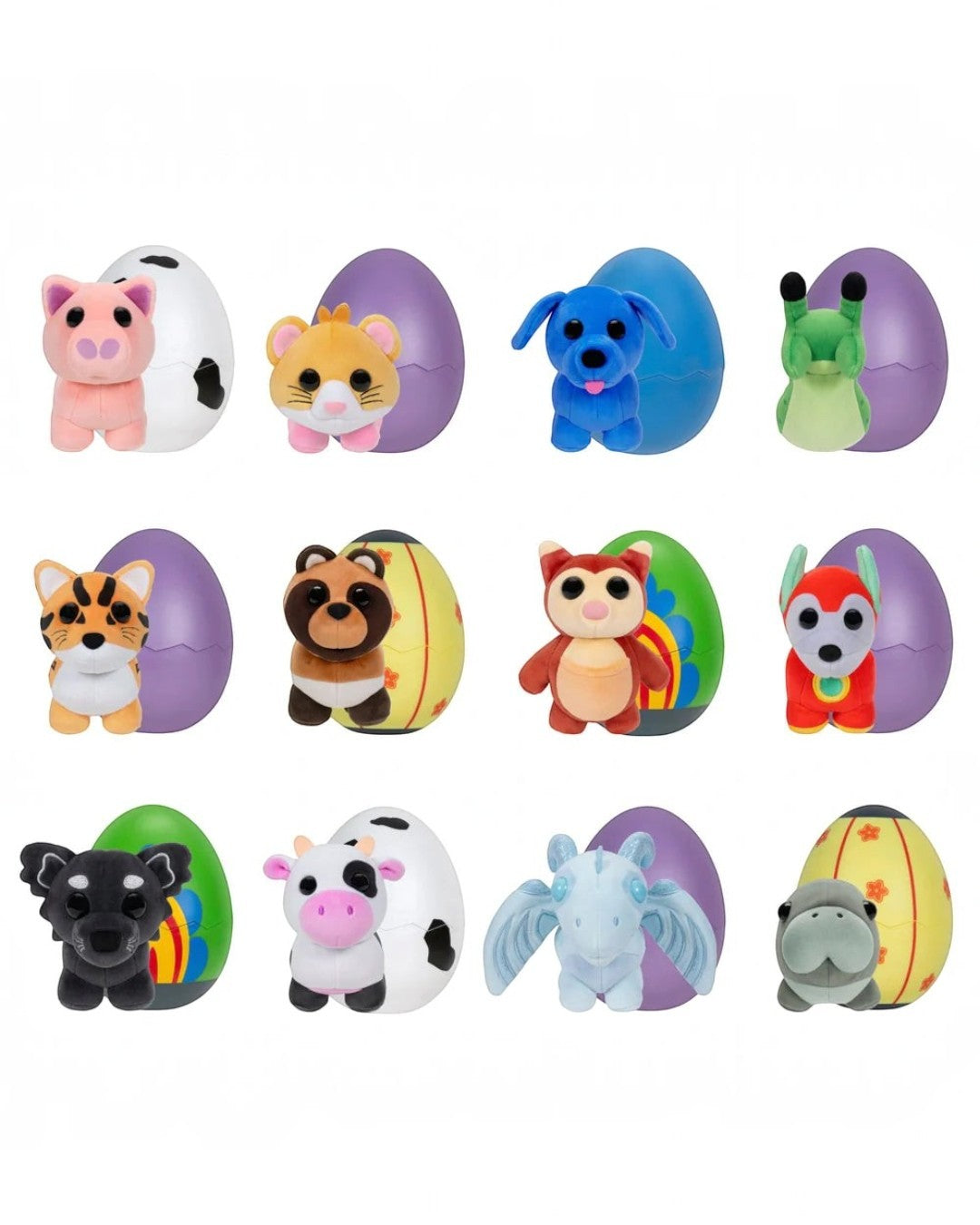 VaultifyUK Adopt Me! Series 6 mystery plush pets featuring 12 collectable soft toys in colourful surprise eggs.
