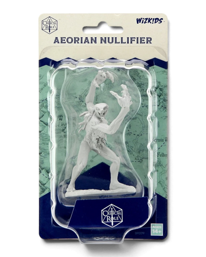 VaultifyUK Critical Role Aeorian Nullifier unpainted primed miniature in blister packaging for tabletop gaming