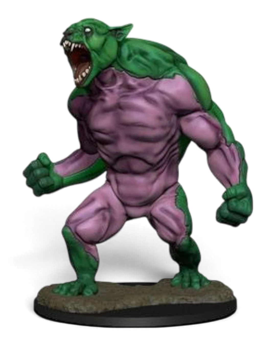 VaultifyUK Critical Role Aeorian Reverser miniature featuring a hulking green and purple creature in a dynamic pose
