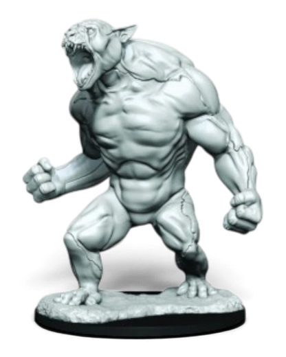 VaultifyUK Critical Role Aeorian Reverser unpainted primed miniature figure with detailed muscular creature design