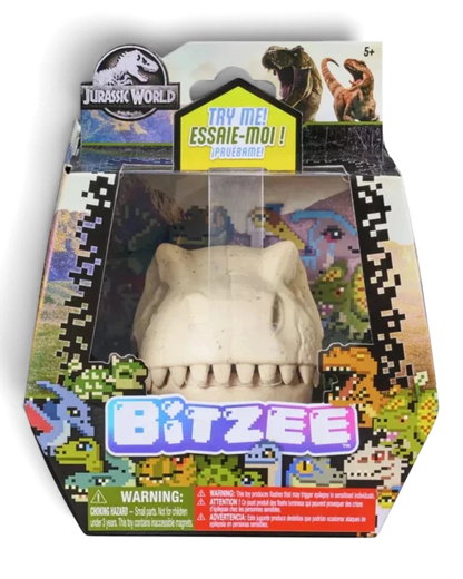 VaultifyUK Bitzee Jurassic World interactive digital dinosaur pet toy in its original branded packaging