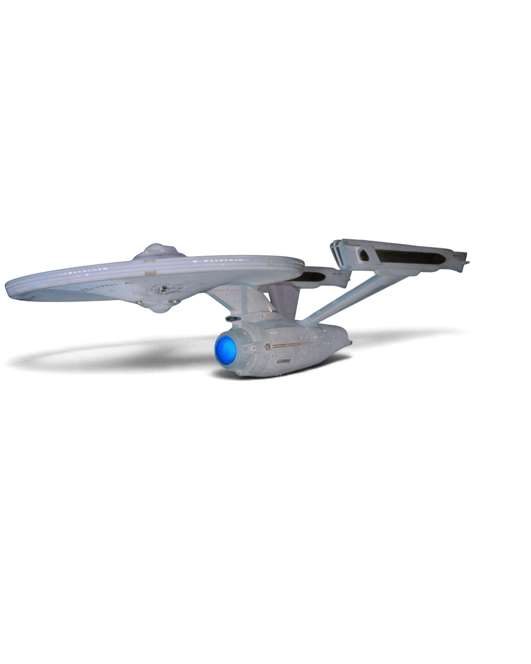 VaultifyUK Corgi die-cast U.S.S. Enterprise NCC-1701-A model from Star Trek VI with detailed white hull and blue deflector