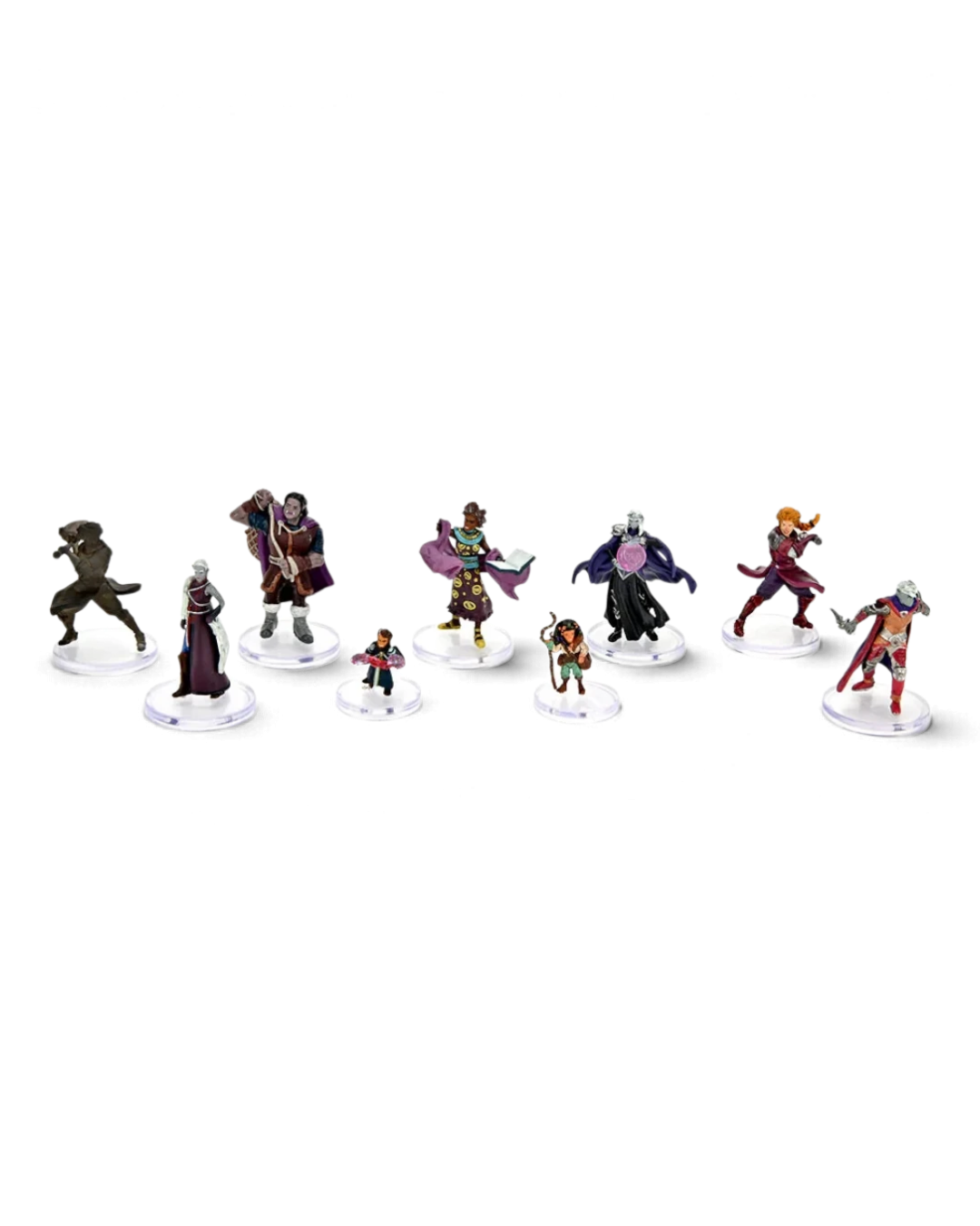 VaultifyUK Critical Role Kryn Dynasty and Xhorhas set featuring nine pre-painted fantasy tabletop miniatures