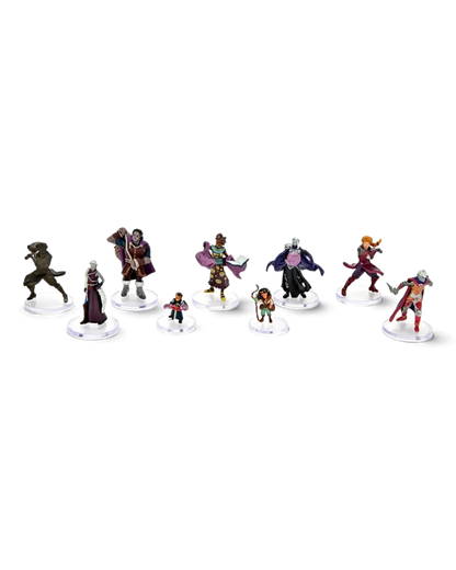VaultifyUK Critical Role Kryn Dynasty and Xhorhas set featuring nine pre-painted fantasy tabletop miniatures