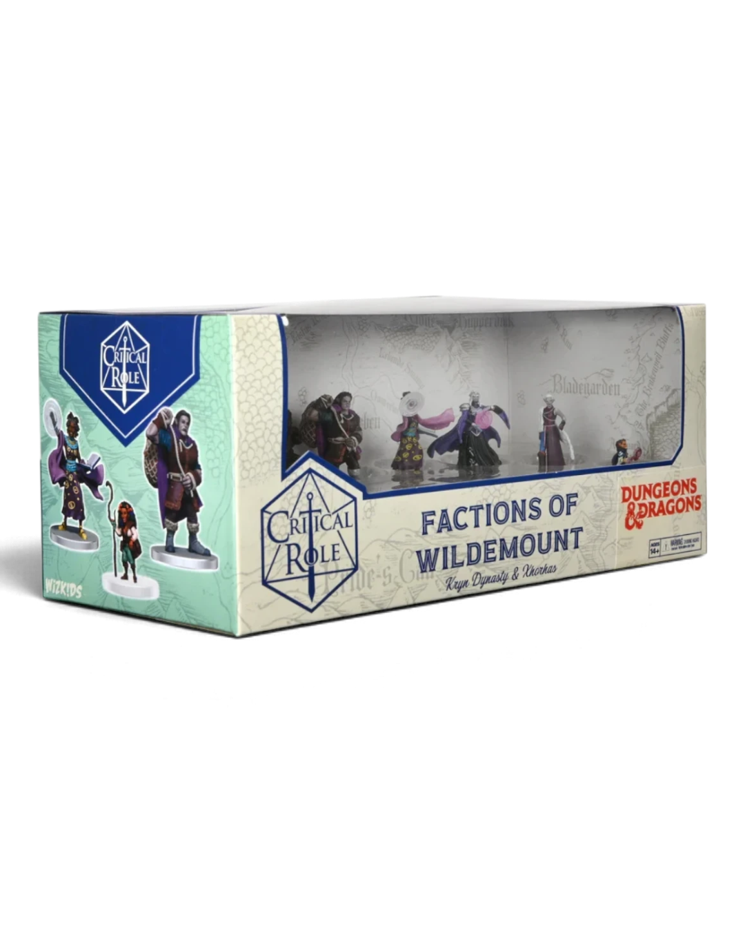 VaultifyUK Critical Role Factions of Wildemount boxed set featuring nine pre-painted Kryn Dynasty tabletop miniatures.