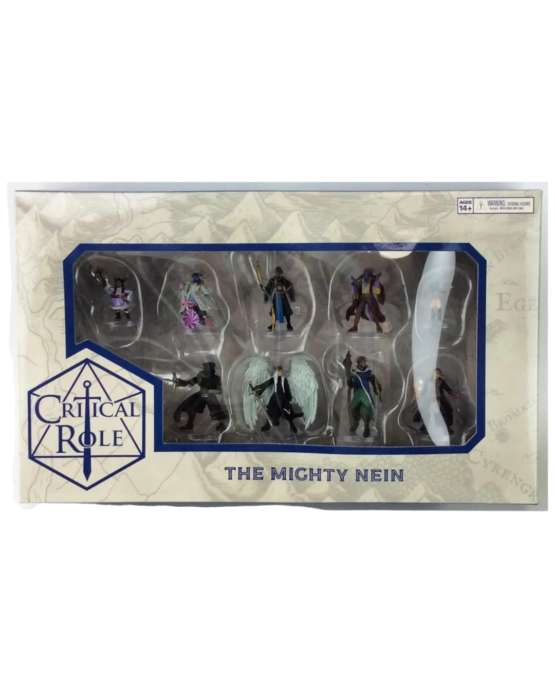 VaultifyUK Critical Role The Mighty Nein boxed set featuring nine detailed pre-painted tabletop character miniatures.