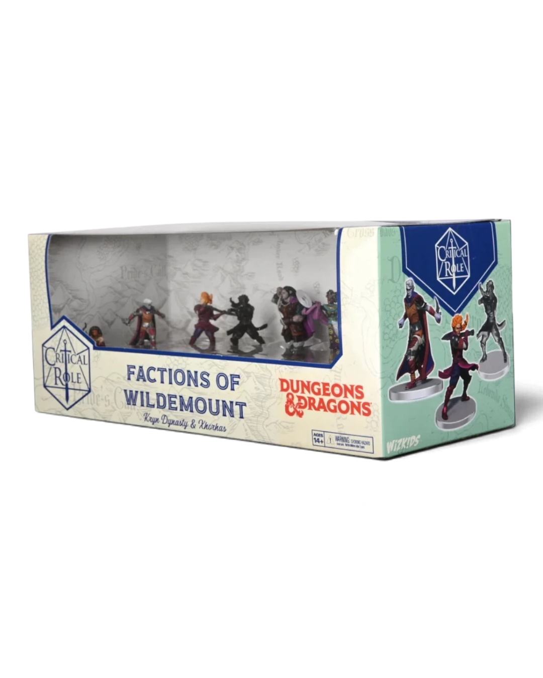 VaultifyUK Critical Role Kryn Dynasty and Xhorhas boxed set featuring nine pre-painted tabletop gaming miniatures.