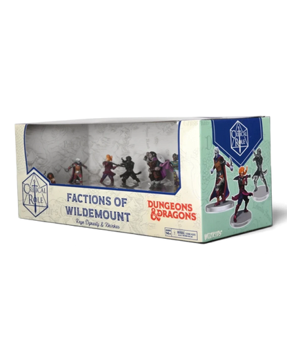 VaultifyUK Critical Role Kryn Dynasty and Xhorhas boxed set featuring nine pre-painted tabletop gaming miniatures.