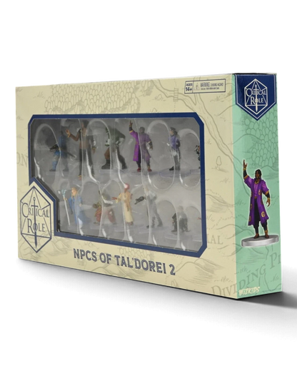 VaultifyUK Critical Role NPCs of Tal'Dorei Set 2 boxed collection of twelve pre-painted tabletop gaming miniatures